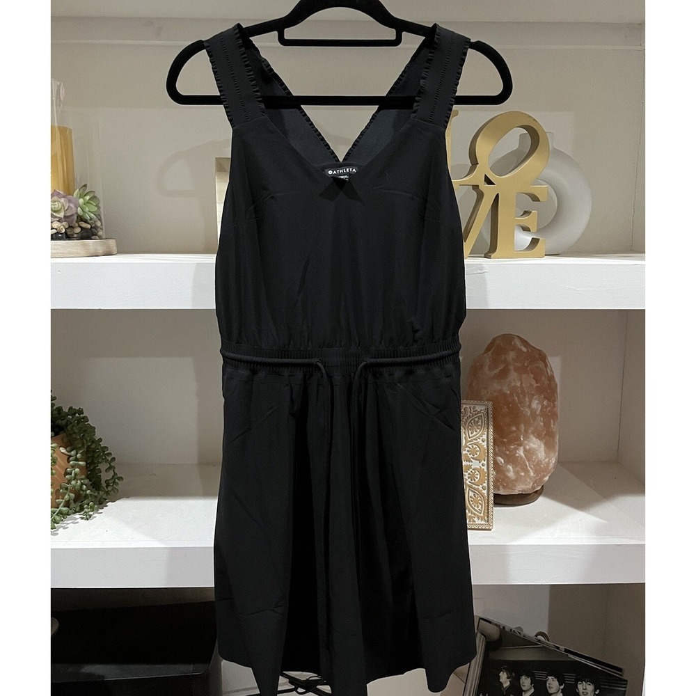 Athleta Dress Womens XXS Black Athletic Sleeveless Workout Activewear Tennis